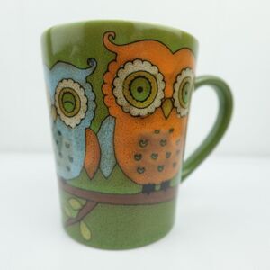 Home Essentials Ceramic Owls Coffee Mug/Cup